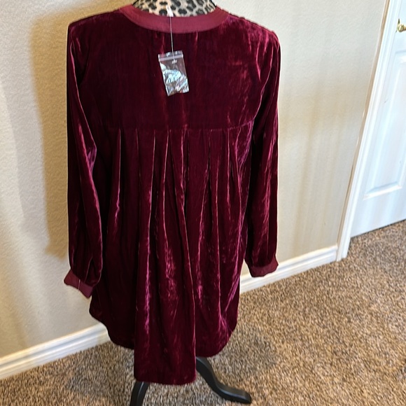 Free People chose me crushed velvet mini dress, brand new, size XS - Picture 9 of 13